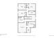 Second-floor layout, highlighting bedrooms, bathrooms, and laundry room at 109 Racer St, Bennett, CO 80102