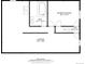 Basement floorplan with recreation room, bathroom, and storage at 17864 E Prentice Dr, Centennial, CO 80015