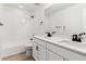 Bathroom boasts double vanity and bathtub at 3813 N Elk St, Aurora, CO 80019