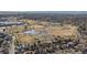 Aerial view of the community park and surrounding neighborhood at 1223 S Wheeling Way, Aurora, CO 80012