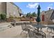 Community courtyard with firepit and seating at 5765 W Atlantic Pl # 104, Lakewood, CO 80227