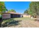 Home's back and expansive backyard view at 7886 Cyd Dr, Denver, CO 80221