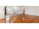 Open living area with hardwood floors and kitchen views at 7886 Cyd Dr, Denver, CO 80221