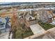 Aerial view of house and surrounding neighborhood at 11122 W Cooper Dr, Littleton, CO 80127