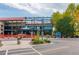 Exterior view of Apex Center, a community building with parking at 8551 Orchard Way, Arvada, CO 80007