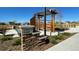 Orion Park features a pergola and stone seating area at 700 N Bently St, Watkins, CO 80137