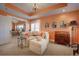 Relaxing sitting room with a sofa and views into the bedroom at 6067 S Hill St, Littleton, CO 80120