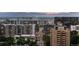 Aerial view showing the building's location in a vibrant urban neighborhood at 669 N Washington St # 901, Denver, CO 80203