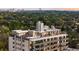 Aerial view of a building with rooftop deck, offering city and mountain views at 669 N Washington St # 901, Denver, CO 80203