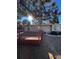 Back deck with red railings, overlooking a yard at 18269 E Hampden Pl, Aurora, CO 80013