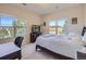 Spacious bedroom with a view and built-in workspace at 5603 Twilight Way, Parker, CO 80134