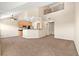 Kitchen with island and high ceilings at 9180 Rolling Way # 302, Parker, CO 80134