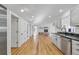 Modern kitchen with stainless steel appliances and granite countertops at 4991 S Beeler St, Greenwood Village, CO 80111