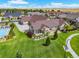 Aerial view showing the home's location within a community with green spaces at 19696 E Atlantic Dr # C, Aurora, CO 80013