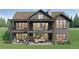 Contemporary home with a large deck and walkout lower level at 6188 Oxford Peak Ln, Castle Rock, CO 80108