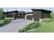 Modern home exterior with two car garage at 6194 Oxford Peak Ln, Castle Rock, CO 80108