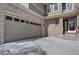Attached garage with ample parking space and exterior access at 2599 S Jebel Way, Aurora, CO 80013