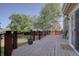 Relaxing deck with a view of the backyard and privacy fence at 2599 S Jebel Way, Aurora, CO 80013