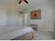 Main bedroom with carpet, neutral walls, and ample closet space at 2599 S Jebel Way, Aurora, CO 80013