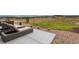 Backyard patio with lounge chairs and a view of open space at 5300 Soledad Cir, Parker, CO 80134