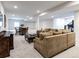 Spacious finished basement, perfect for recreation and entertainment at 5300 Soledad Cir, Parker, CO 80134
