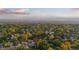 Aerial view of neighborhood with mountain views at 9641 Sierra Dr, Arvada, CO 80005