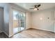 Dining area with sliding glass door to backyard access at 3923 E 121St Ave, Thornton, CO 80241