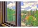 Spectacular mountain views seen from a window of the property at 465 Four Oclock Rd # 323, Breckenridge, CO 80424