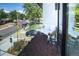 Private balcony with seating and city views at 4960 S Lipan Dr, Englewood, CO 80110