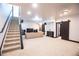 Spacious basement with a home theater and wet bar at 4960 S Lipan Dr, Englewood, CO 80110