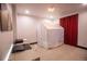 Bright bedroom with a play tent and built-in workspace at 4960 S Lipan Dr, Englewood, CO 80110