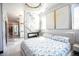 Luxurious main bedroom with marble fireplace and en-suite bathroom at 4960 S Lipan Dr, Englewood, CO 80110