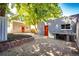 Charming backyard with patio, shed, and mature shade tree at 212 S Sherman St, Denver, CO 80209
