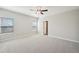 Large main bedroom with carpet flooring and neutral walls at 9473 Yampa Ct, Commerce City, CO 80022