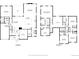 A floor plan showcasing the layout of a two-story home, including bedrooms, bathrooms, kitchen, and living areas at 10993 Ledges Rd, Parker, CO 80134