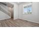Spacious office with hardwood floors and views of the staircase at 3282 N Highlands Creek Pkwy, Aurora, CO 80019
