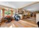 Bright office space with built-in shelving and views to the backyard at 9941 Ammons Cir, Broomfield, CO 80021
