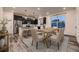 Modern kitchen with stainless steel appliances and island at 9307 Inca Dove Cir, Littleton, CO 80125