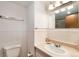 Clean bathroom with updated fixtures and a tiled shower/tub at 1020 15Th St # 25F, Denver, CO 80202