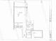 Floor plan showcasing a living room, kitchen, and bathroom at 1020 15Th St # 25F, Denver, CO 80202