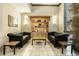 Lobby with comfortable seating and built-in shelving at 1020 15Th St # 25F, Denver, CO 80202