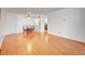 Dining area with glass-top table and red chairs at 14751 E Tennessee Dr # 225, Aurora, CO 80012