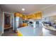 Modern kitchen with stainless steel appliances and gray countertops at 28 W Broadmoor Dr, Littleton, CO 80120