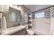 Modern bathroom with updated fixtures and a clean design at 28 W Broadmoor Dr, Littleton, CO 80120