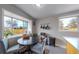Bright kitchen with stainless steel appliances and an island at 28 W Broadmoor Dr, Littleton, CO 80120