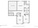 Second floor plan showing two bedrooms, two bathrooms, and ample closet space at 4936 Stoneham Ave, Castle Rock, CO 80104