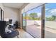 Private deck accessible through sliding glass doors at 853 Elm St # 1, Denver, CO 80220