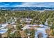 House with mountain views and snow-covered landscape at 1298 Silverheels Dr, Larkspur, CO 80118