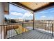 Private deck overlooking backyard and neighborhood views at 415 East St # A, Louisville, CO 80027