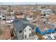 Wide aerial view of property and surrounding neighborhood at 2901 W 4Th Ave, Denver, CO 80219